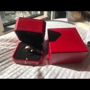 Cartier 18k Gold Love Ring